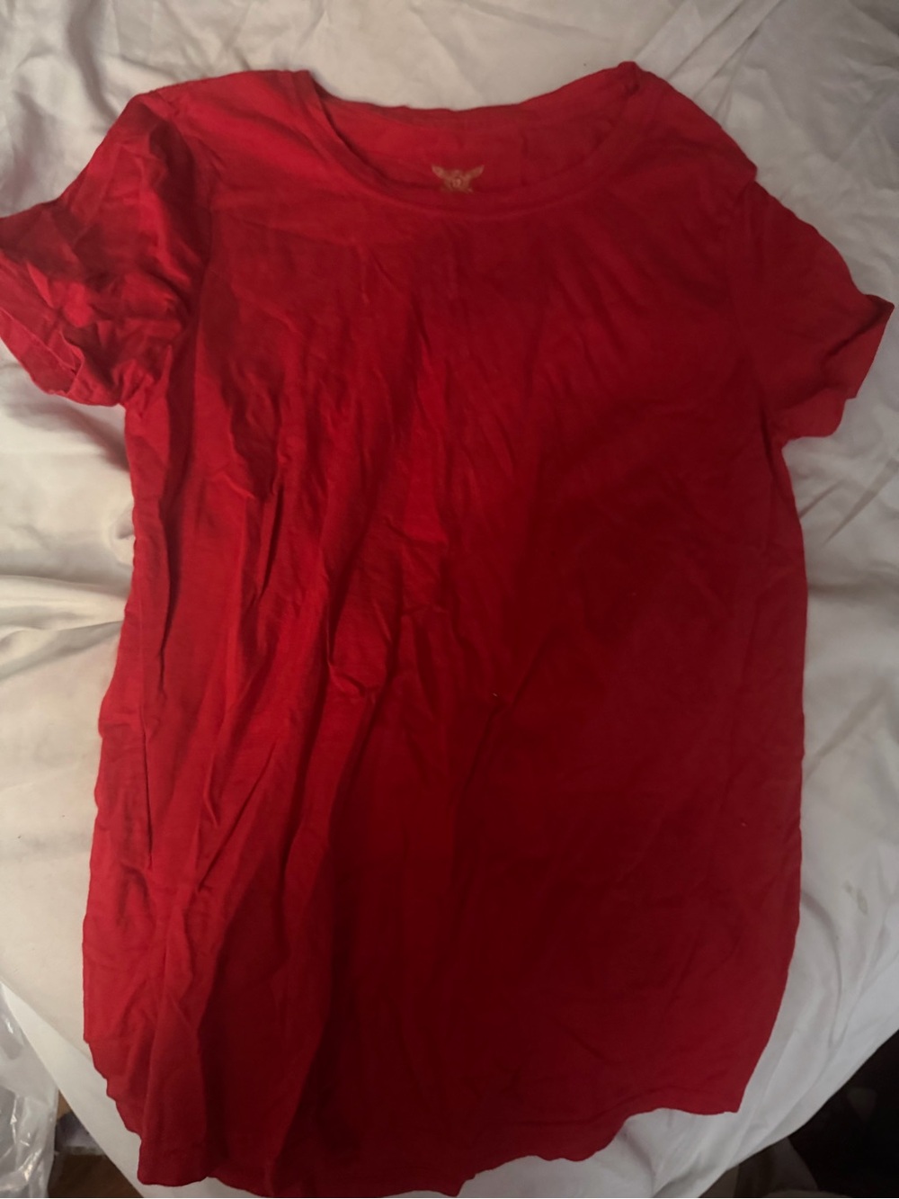 Faded Glory Bright Red Graphic Tee